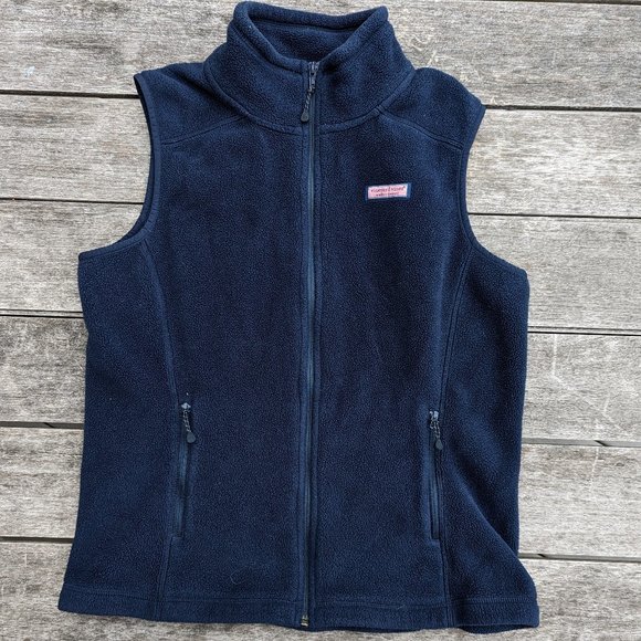 Vineyard Vines Harbor Fleece Vest - Picture 1 of 3
